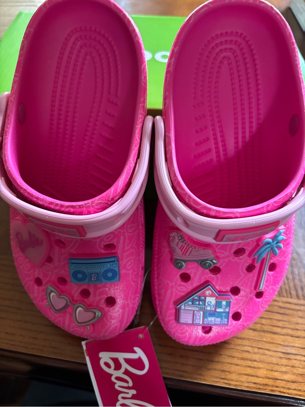 Barbie Crocs  Size 2 New In Box